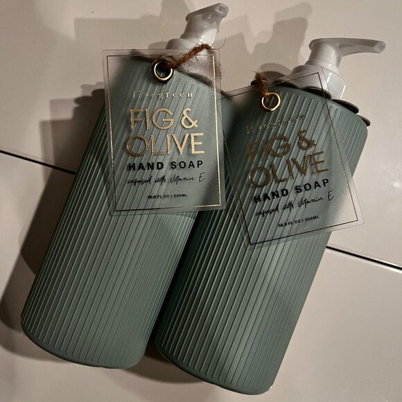 Hand Soap (w/Vitamin E) by Fig &‎ Olive (Set of TWO /new/wa/x) - Picture 13 of 13